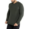 thumbnail image 3 of X RAY JEANS Mens Basic Hooded Sweater, Olive, L, 3 of 10
