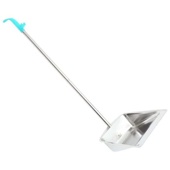 Milisten Outdoor Trash Can Cleaning Tools Silver 1Pcs 31.3x10in Fine Polished