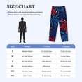 thumbnail image 4 of Susaid Red White Blue Fireworks Print Mens Pajama Pants Set Sleep & Lounge Pants, PJ Bottoms with Pockets and Button Fly-Small, 4 of 6
