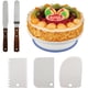 thumbnail image 2 of Bandeja para pasteles giratoria antideslizante redonda de 6 piezas, rejilla para pasteles, bandeja para pasteles giratoria, giratoria equipada con 2 espátulas de acero inoxidable y 3 raspadores para, 2 of 6