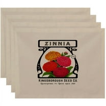 Simply Daisy 18" x 14" Zinnia Floral Print Placemat