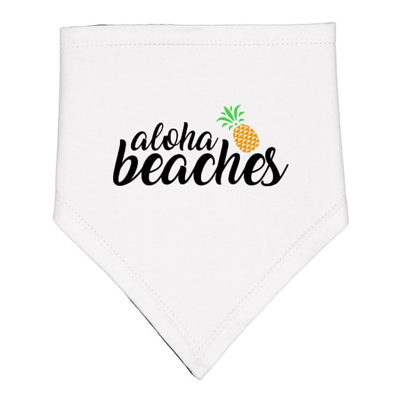 Inktastic Hawaiian Pineapple Aloha Beaches Baby Bandana Bib