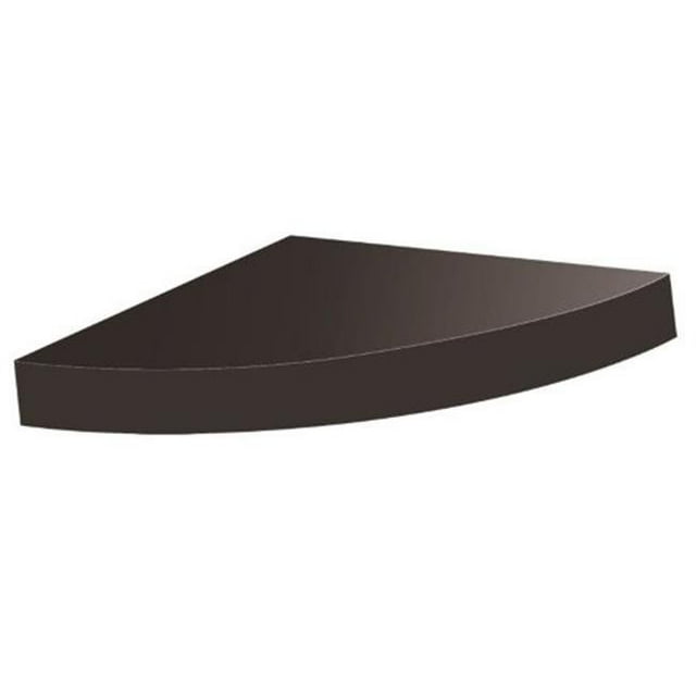 Amore Designs GRD1212ES Wood Shelving Grande Espresso Corner Shelf