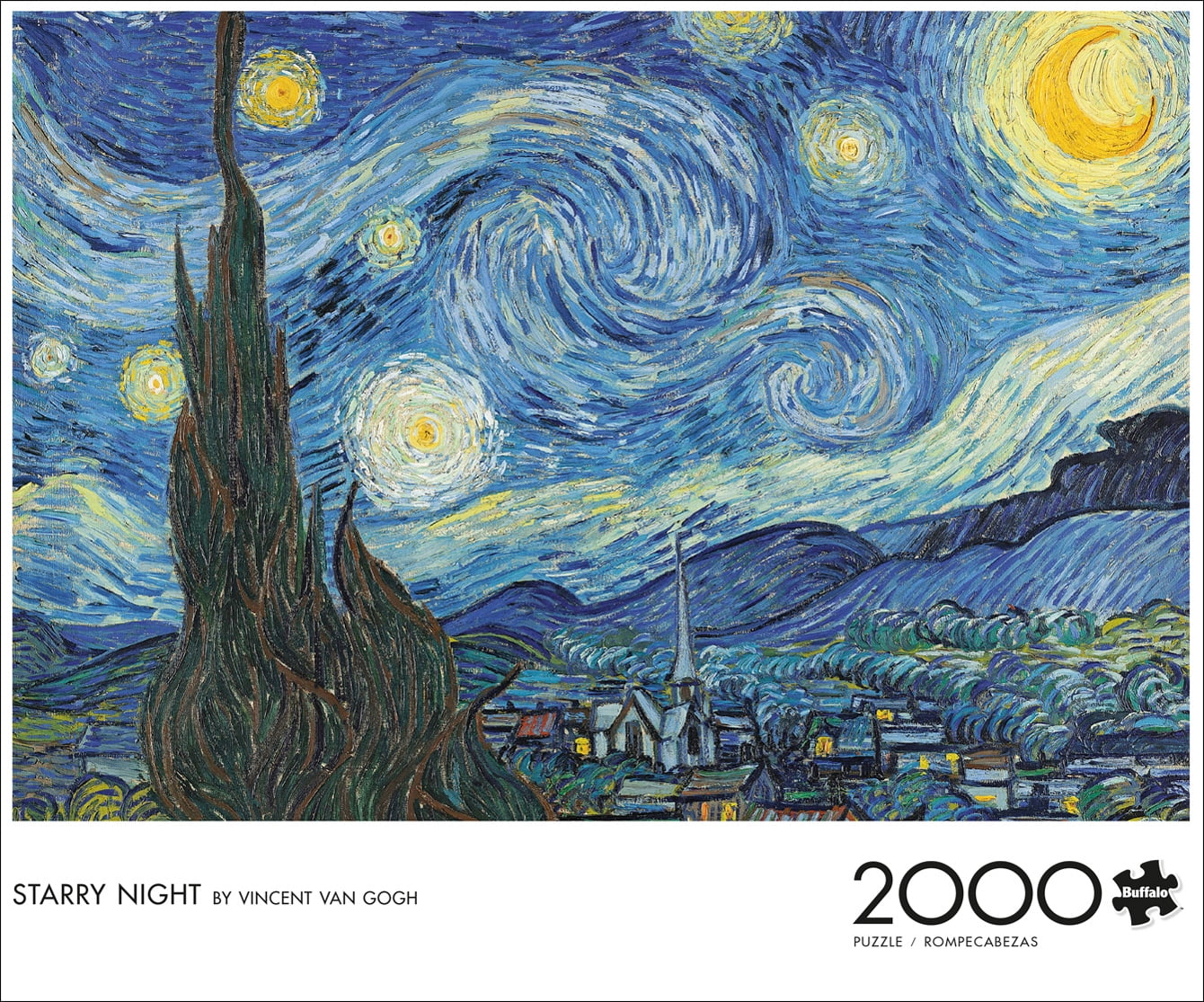 Buffalo Games 2000Piece Starry Night by Vincent Van Gogh Jigsaw Puzzle