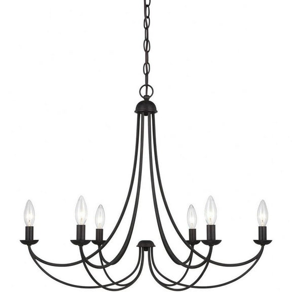 Chandelier 6 Light Steel Bailey Street Home 71-Bel-802828