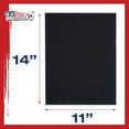 thumbnail image 3 of U.S. Art Supply 11 X 14 inch Black Professional Artist Quality Acid Free Canvas Panels 6-Pack, 3 of 6
