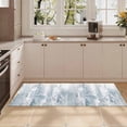 thumbnail image 2 of Washable Kitchen Runner Rug 60" x 22", Modern Abstract Textured Area Rug, Neutral Soft Low Profile Non Slip Kitchen Runner Rug for Kitchen, Hallway & Laundry Room, 2 of 6