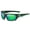 Matte black green film, variant on Mens Polarized Sunglasses Titanium Plastic Frame Mirror Lens UV 400 Anti Reflective Outdoor Pro Riding Glasses