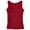 Red, variant on Bmisegm Womens Tank Tops Casual Ribbed Square Neck Sleeveless Regular Fit Solid Color Regular Vest Womens Tops Beige L