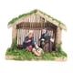 thumbnail image 1 of belén,Pesebre navideño Figuras decorativas,Nacimiento de Jesús Fotografía Telón de fondo Regalo católico,Pesebre en miniatura Niño Jesús Pesebre Cristo,belén Escenas navideñas para, 1 of 8