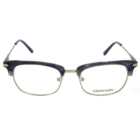 Calvin Klein Demo Rectangular Men's Eyeglasses CK19105 421 52 Blue