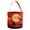 Orange, variant on LHWEN Halloween Candy Bags Trick Or Bags Light-Up Halloween Buckets Full Halloween Theme Pumpkins Bats 9.8" Diameter x 9.8" High LED Design Multipurpose Reusable Lightweight Sturdy Material Polyester