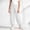 White, variant on Girls Jogger Pants Soft Modal Elastic Waist Pull On Casual Lounge Sky Blue,Size 2-3 T