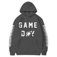 thumbnail image 4 of Rggeeun Mens Hoodies Pullover Football Print Casual Loose Fit Sweatshirt For Daily Wear Comfortable Warm Lined Long Sleeve Fall Winter Comfort, 4 of 4