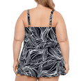 thumbnail image 4 of Swim Solutions ON THE VINE Plus Size Tummy Control Romper, US 24W, 4 of 4