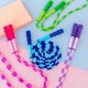 thumbnail image 5 of Jump Rope Soft Beaded Segmented Skipping Rope Adjustable Length Jumping Rope Gift for Kids Students Man and Women, 5 of 5