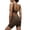 Coffee, variant on One Piece Workout Jumpsuits for Women Backless Tummy Control Bodysuit Shorts V Back Scrunch Yoga Romper