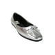 thumbnail image 1 of Flats Balerina Mujer Bolonia Plata Leon 424, 1 of 4