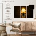 thumbnail image 5 of Elephant Stock Monk Meditating In Temple Wall Art - Horizontal Multi Panel Canvas - Living Room Wall Decor - Wellness Multi Panel - Black And Gold Decor - 50" x 32", 5 of 8