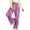 Hot Pink, variant on Alkepwun Wide Leg Sweatpants Women Active High Waisted Baggy Sweat Pants Elastic Tye-Dye Print Loose Lounge Pants with Pockets