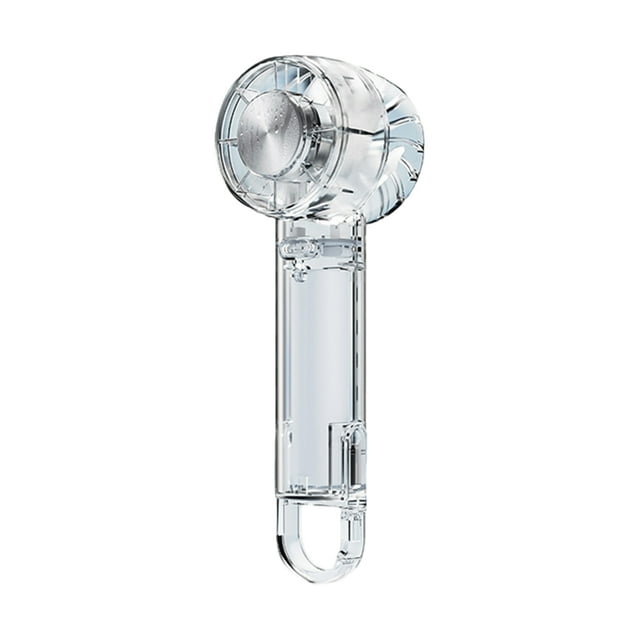 Wosthever Ventilador eléctrico de refrigeración ABS con tres velocidades ajustables, mini ventilador portátil, recargable, USB Electrodomésticos Tipo de refrigeración blanco