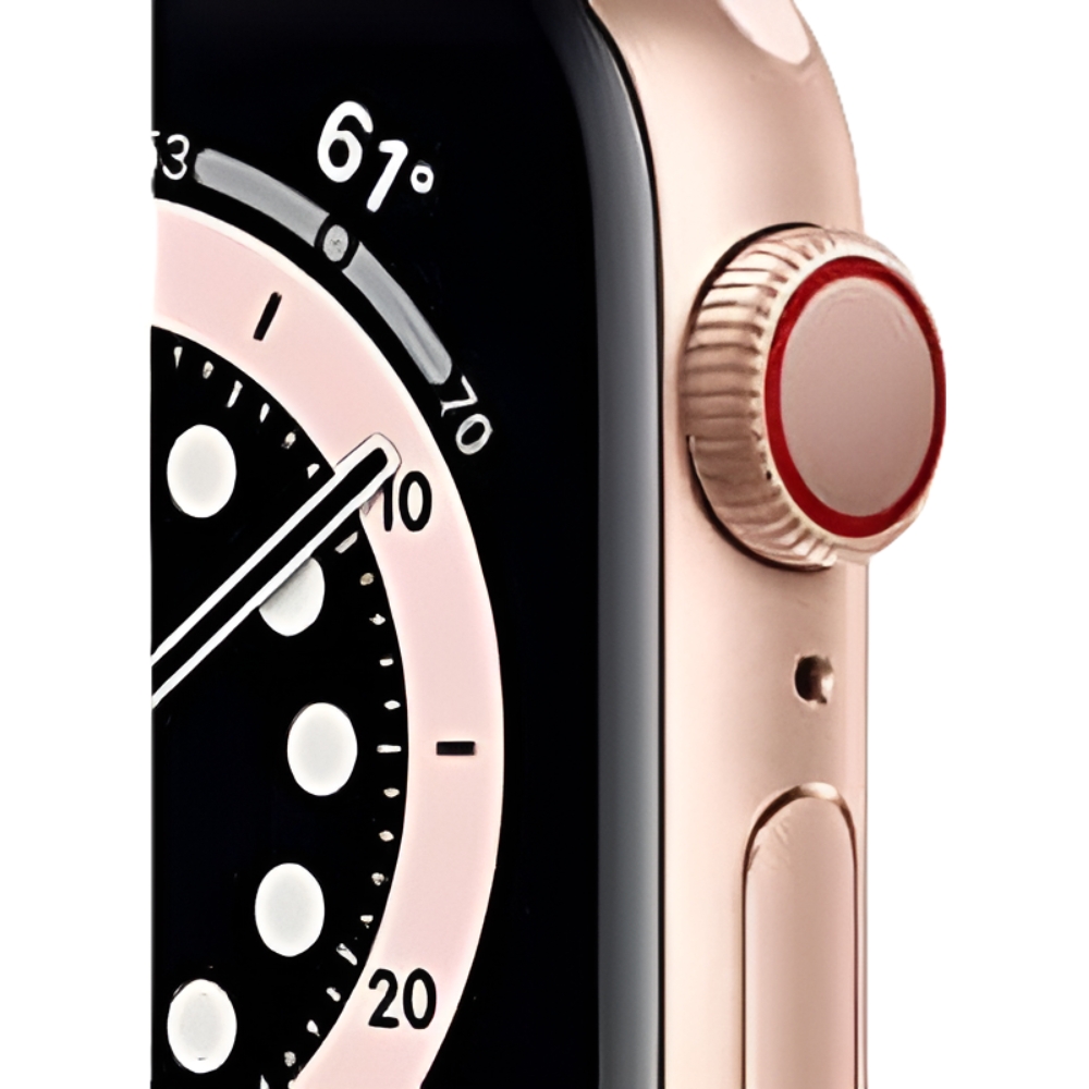 Pre-Owned Apple Watch Series 6 GPS + LTE w/ 40MM Gold Aluminum Case & Pink Sand Sport Band