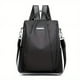 thumbnail image 1 of Minimalist Anti Theft Backpack Purse, Convertible Two-way Daypack, Portable College School Bag & Travel Bag, 1 of 4