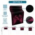 thumbnail image 6 of Pink Ribbon Table Runner 108 Inches, Wings Romantic Love Heart Flowers Black Bed Runner Dresser Scarves Tabletop for Indoor Outdoor Parties/Ceremony/Banquet, 13"x 108", 6 of 8