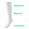 thumbnail image 5 of Sinpiling 3 Pack Womens and Mens Knee-High Scrunch Socks Unisex Casual Solid Comfort Knitted Stretchy Slim Thermal Warm Boot Stockings Sock Clearance, 5 of 8