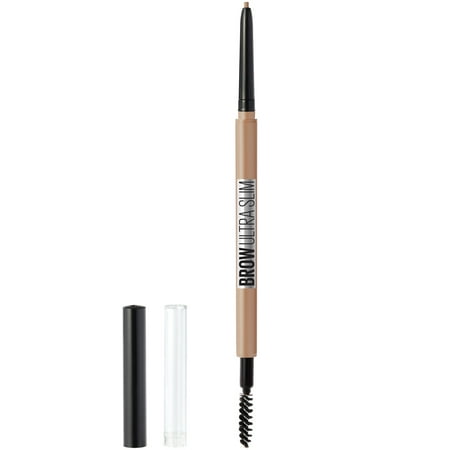 Maybelline Brow Ultra Slim Defining Eyebrow Pencil, Light Blonde, 0.003 (Best Drugstore Eyebrow Pencil Reviews)