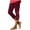 Red, variant on LIaqionyy Womens Cutout Capri Leggings High Waisted Casual Summer Yoga Pants Running Gym Tights Stretch Cropped Pants
