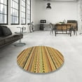 thumbnail image 3 of Ahgly Company Indoor Rectangle Abstract Yellow Abstract Area Rugs, 5' x 7', 3 of 6