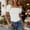 #317-White, variant on Womens Asymmetrical One Shoulder Short Sleeve Top Butterfly Applique Solid Color Slim Fit Casual for Daily Date Beach Summer Gift
