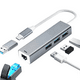 thumbnail image 2 of "Adaptador USB C a Ethernet RJ45 LAN Plug & Play para Macbook Pro Belug, Gris ", 2 of 5