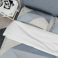 thumbnail image 4 of Designart 'Purple Geometric Bridge II' Geometric Bedding Set - Duvet Cover & Shams, 4 of 4