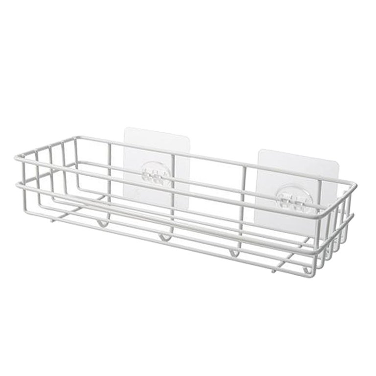 Nordic Floating Shelf Wall Square Shower Rack Without Drilling