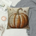 thumbnail image 2 of COMIO  Fall Pillow Covers,Vintage Rustic Fall Pumpkin Maple Leaf Reversible Pillowcase Throw Pillow Cover,Fall Decor for Home,Bed Home Farmhouse Decor Pillow Case, 2 of 5