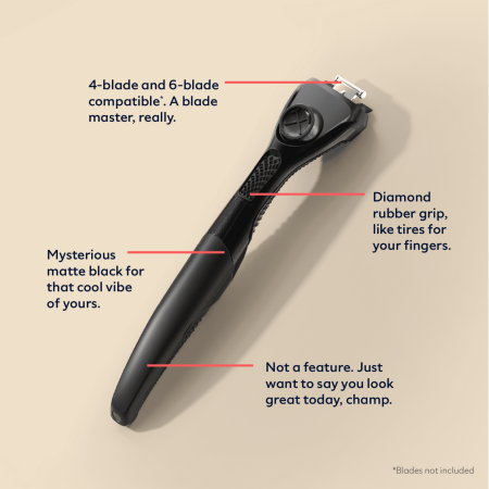 Dollar Shave Club | Replacement Club Series Razor Handles | Pack of 2 (Handles Only)