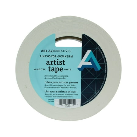 UPC: 0082435201429 | Art Alternatives Artist Tape  2  x 60 yds  White