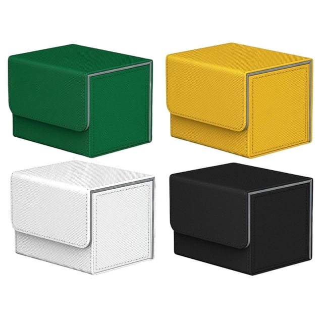 Trading Card Deck Case,Trading Card Deck Box Holder Large Card Dividers,Card Deck Case Carrying Organizer Storage Holder,Collectible Game card Protectors Container,Premium Baseball Card Display