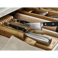 thumbnail image 4 of Joseph Joseph DrawerStore Bamboo 2-Tier Kitchen Knife Organizer, 4 of 6