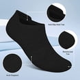 thumbnail image 6 of 6 Pairs No Show Socks for Men,Mens Low Cut Invisible Ankle Socks,Non Slip Cotton Casual Sneaker Trainer Socks with Arch Support(7-13), 6 of 7