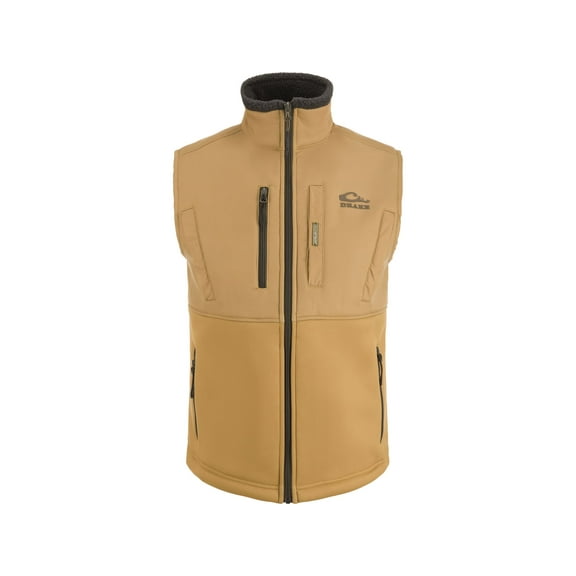 Drake Men's MST Hole Shot Eqwader Vest Field Khaki Medium