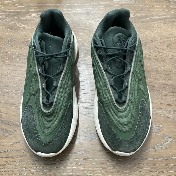 Adi-das Ozelia Mens Sneakers Size 10 Green Lace Up EVM 004001 Casual Everyday