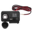 thumbnail image 3 of Cargador QC 3.0 rápido 5V/3A Dual USB motocicleta cigarrillo Lighte impermeable para teléfono móvil GPS, 3 of 14