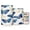 Watercolor Blue Butterfly, variant on Set of 2 Flameless Candles Lights with Remote Control Flickering LED Candles Electric Candles for Home Decor Parties Watercolor Blue Butterfly