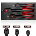 thumbnail image 4 of MYG 72 tooth Ratchet Wrench Set 1/4 3/8 1/2inch Driver Quick-Release Socket Wrench, 4 of 8