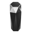 thumbnail image 1 of HEVIRGO ABS Car Auto Mini Cup Holder Trash Can Rhombus Storage Box Garbage Bin with Lid, 1 of 10