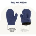 thumbnail image 5 of Rising Star Infant Hat and Baby Mittens Winter Set for 0-24 Months - Navy, 5 of 8