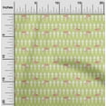 thumbnail image 1 of oneOone Polyester Lycra Fabric Geometric & Flamingo Bird Decor Fabric Printed BTY 56 Inch Wide, 1 of 1